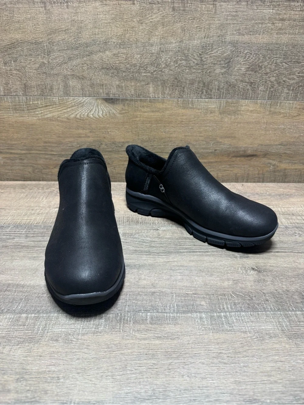 Skechers Men's Black Slip-On Chukka Boots